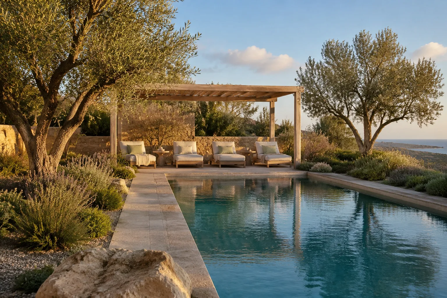 Private garden & pool